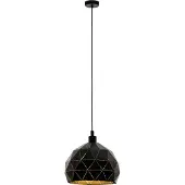 Eglo Roccaforte Hanglamp - E27 - Ø 40 cm - Zwart/Goud