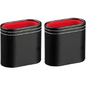 Philos Backgammon Kunstlederen Dobbelbeker - 2 stuks