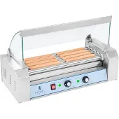 Royal Catering Hot Dog Maker 1000W, Leuke keuken, Zilver