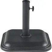Casa.pro Parasolstandaard 'Biccari', beton, 35x35x4,5 cm, vierkant, 11 kg, zwart