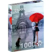 Enjoy Puzzel Parijs voor twee personen 1000 stuks 1 St