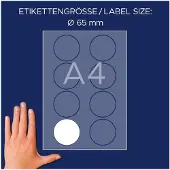 Avery zelfklevende etiketten wit 160 stuks