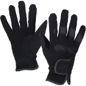 QHP Handschoen Multi Winter Black Junior 2 | Paardrij handschoenen