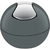 Spirella Bowl-prullenbak Met Polystyreen Pedaal 1l 16x14 Cm