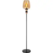 Lucide ILONA - Vloerlamp - Ø 34 cm - 1xE27 - Amber