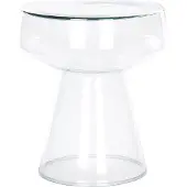 Beliani LAGUNA - Bijzettafel - Transparant - Glas
