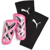 Puma Ultra Light Sleeve Scheenbeschermers Roze Wit Zwart
