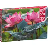 CherryPazzi Pink Lotus Flowers Puzzel 500 Stukjes
