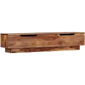 vidaXL Tv-meubel 145x30x30 cm massief hout