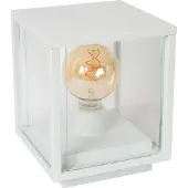 Lucide CLAIRE - Sokkellamp - 1xE27 - IP54 - Wit
