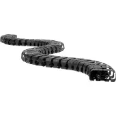 Kabelschlange Kabelbeschermslang Classic, met kabeldoorvoer, L 1250 mm, zwart