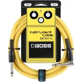 BOSS 10ft Angled/Straight Instrument Cable - Yellow