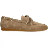 Manfield Beige suède bootschoenen | Maat 37