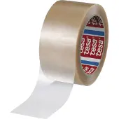TESA Verpakkingstape 4124 tesapack - PVC - hoogwaardige kwaliteit - B 25 mm x L 66 m - transparant - 12 rollen