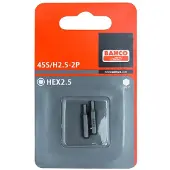 Bahco 2xbits hex 2,5x20 mm 5/32" | 45S/H2.5-2P