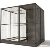 Glorenza Evi - Kattenren - Aluminium - Antraciet - 207x176x193 cm