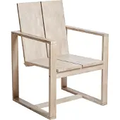 Beliani AZZANELLO - Tuinstoel set van 6 - Gebroken wit - Acaciahout