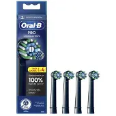 Oral-B Pro Cross Action Koppen #zwart 4 Stuks