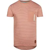 Koko Noko T-shirt oranje Jongens Katoen Ronde hals Streep - maat 134