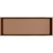 Guido Gusto Copper RVS Inbouwnis met tegelflens 30x90x10cm