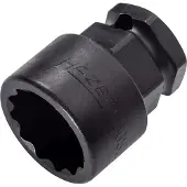 Hazet 900SZ6-22 900SZ6-22 Buiten-dubbel-zeskant-tractionprofiel Dopsleutelinzetstuk 22 mm 1/2 (12,5 mm)