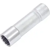 Hazet Dopsleutel 900TZ-17 · 1/2 inch (12,5 mm) vierkant hol · Buitentwaalfkant tractieprofiel · SW 17 mm