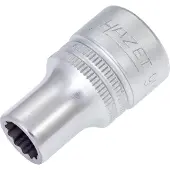 Hazet Dopsleutel 900AZ-3/8 · 1/2 inch (12,5 mm) vierkant hol · Buitentwaalfkant tractieprofiel · SW 3/8?