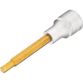 Hazet Dopsleutelbit 986L-6 · 1/2 inch (12,5 mm) vierkant hol · Binnen-zeskant-profiel · SW 6 mm