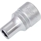 Hazet Dopsleutel 900-8 · 1/2 inch (12,5 mm) vierkant hol · Buiten-zeskant-tractieprofiel · SW 8 mm