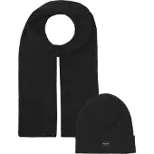 Jack & Jones Sjaal 'JACDNA' zwart / wit