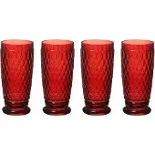 Villeroy & Boch Longdrinkgläser Boston Coloured 400 ml Set van 4