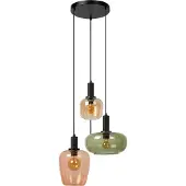 Lucide Hanglamp Ilona Zwart 3xe27