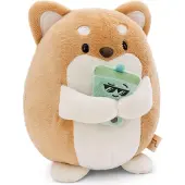 Nici knuffel hond Hiro 16cm bubble tea cadeauverpakking pluche speelgoed.