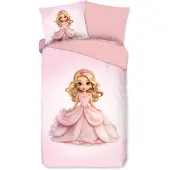 Pure Kinder Dekbedovertrek Microvezel Bella - pink 140x200/220cm