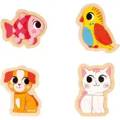 Janod 4 Evolutieve Puzzels Mensen