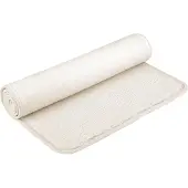 Yogistar Yogamat natuur (schapenwol) omzoomd 100x200cm Fitnessmat YOGISTAR