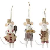 Bloomingville Peo Ornament, Bruin, Wol