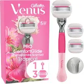 Gillette - Pro ComfortGlide Sensitive scheermes - Groen/Wit