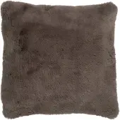 J-Line 76893 Kussen Cutie Polyester Taupe - 45 x 45 cm