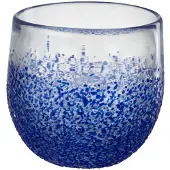 J-Line Theelichthouder glas blauw