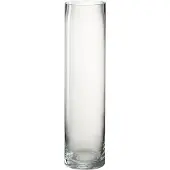 J-Line Vaas cylinder glas transparant medium