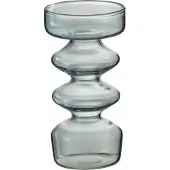 J-Line Vaas luna glas blauw small