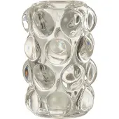 J-Line Theelichthouder bollie glas transparant