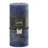 J-Line Cilinder kaars donkerblauw large 52h