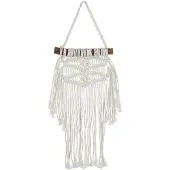 J-Line Hanger franjes katoen wit