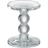 J-Line Kaarshouder druppels glas transparant small