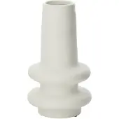 J-Line Vase lyra clay white small