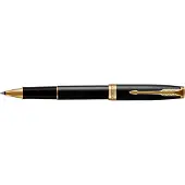 Parker Sonnet rollerballpen | zwart met goud afgewerkte trim | fijne punt met zwarte inkt | met Geschenkdoos