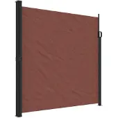 vidaXL Windscherm uittrekbaar 200x600 cm bruin