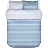 Marc O'Polo Dekbedovertrek Thyra Denim Blue Katoen-240 x 200 / 220 cm | Lits-Jumeaux